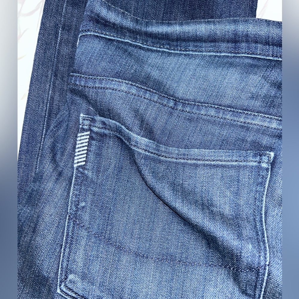 Paige Normandie Straight Men's Jeans 38 X 28 Stingray Dark Blue Fits 42 x 28 - Picture 7 of 10